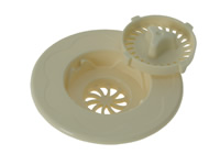 sink strainer and stopper amber