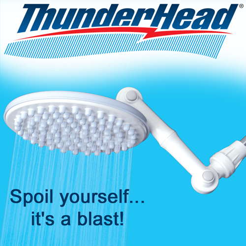 Thunderhead Shower Sprayer - Spoil Yourself, it's a blast!