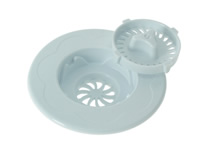 sink strainer and stopper white